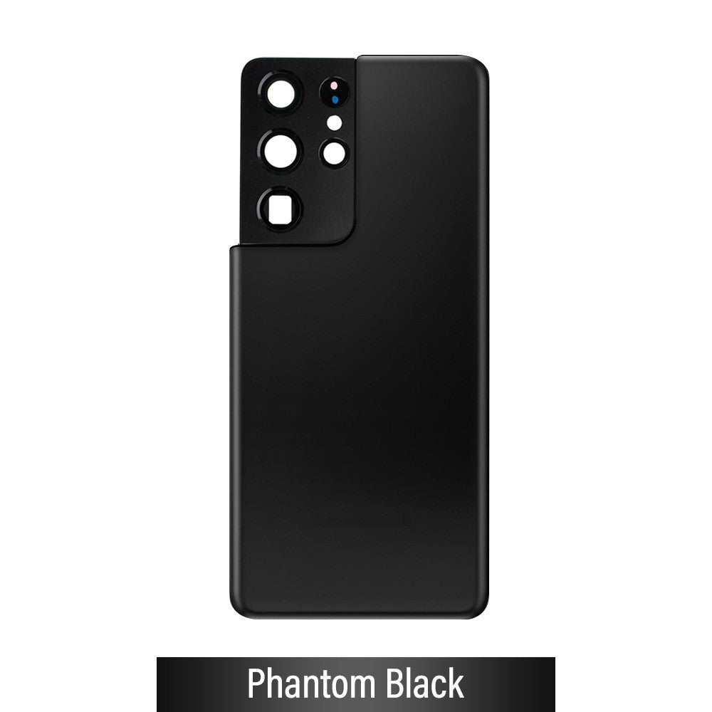 Red Rear Cover Glass For Samsung Galaxy S21 Ultra G998 (Improved Quality)-Phantom Black Red Rear Cover Glass For Samsung Galaxy S21 Ultra G998 (Improved Quality)-Phantom Black
